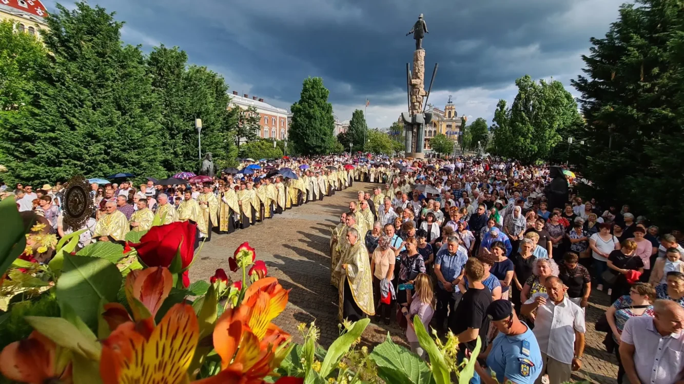 Procesiune de Rusalii la Cluj-Napoca 31 mai 2026